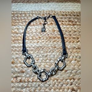 BCBG Necklace with Leather Strap